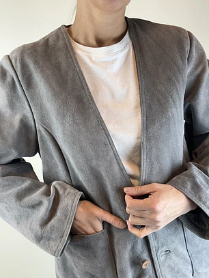 CHAQUETA | VINTAGE | GAMUZA | M-L