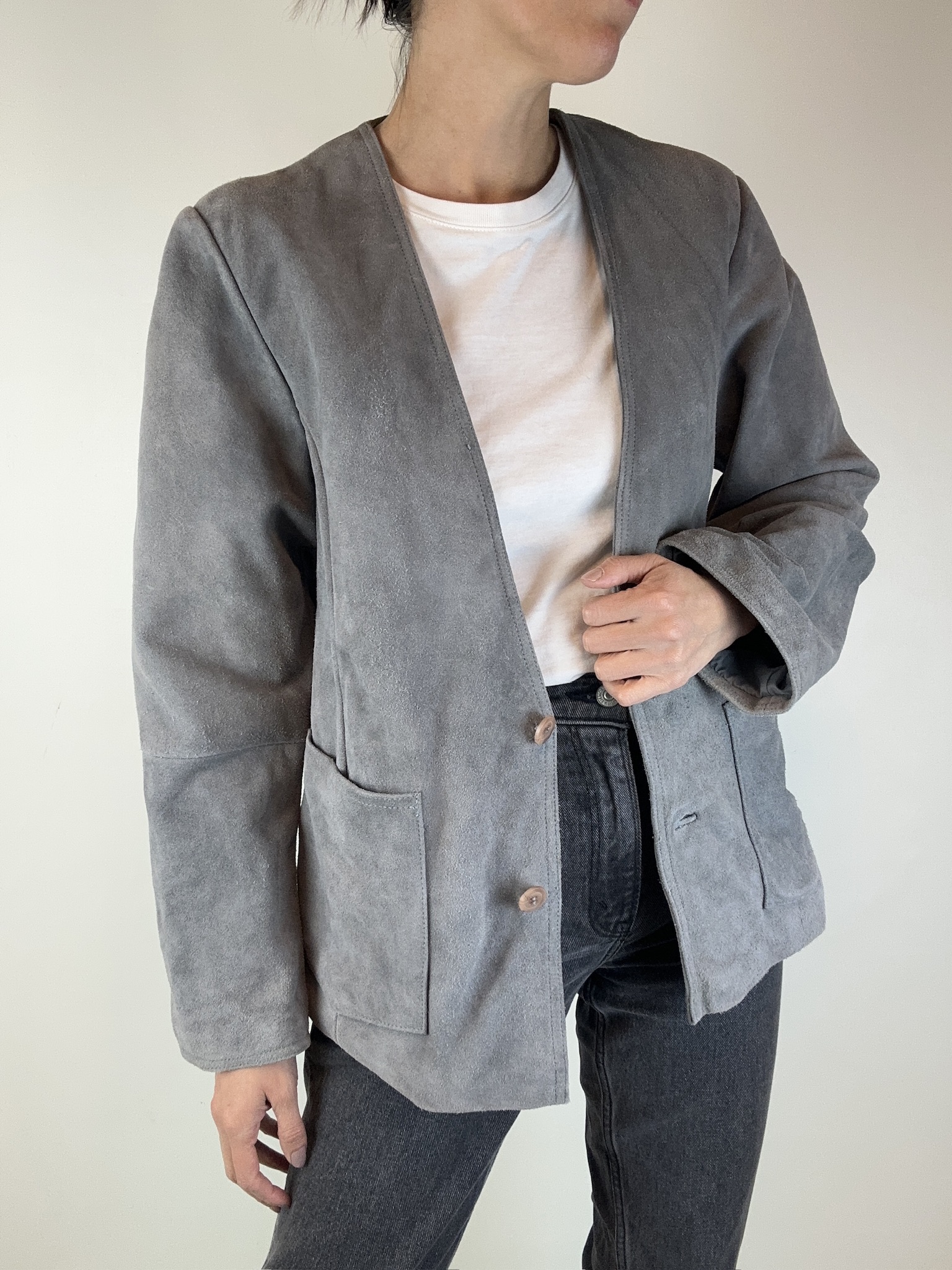 CHAQUETA | VINTAGE | GAMUZA | M-L 5