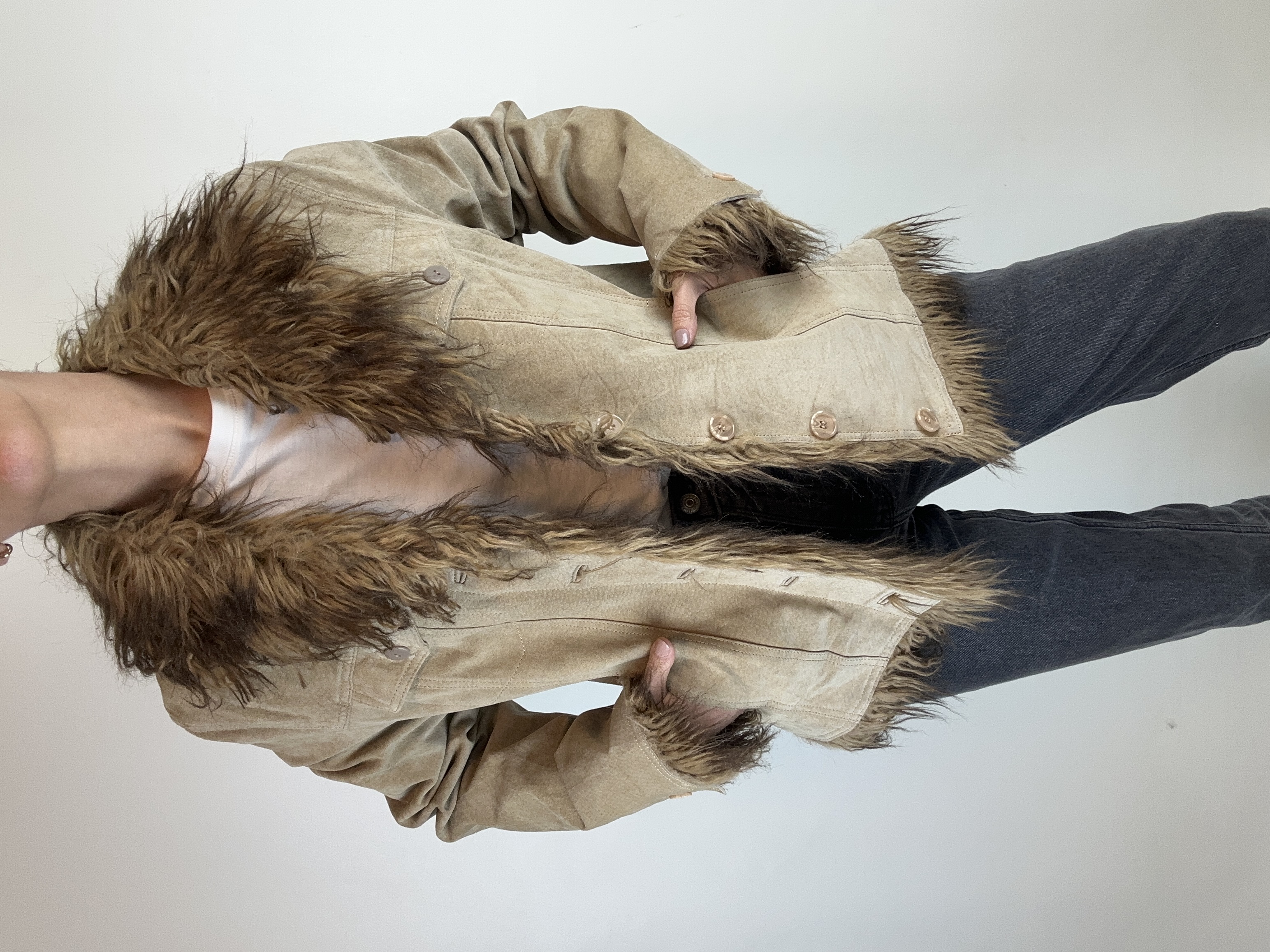 CHAQUETA | VINTAGE | GAMUZA | M 1