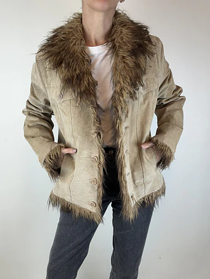 CHAQUETA | VINTAGE | GAMUZA | M