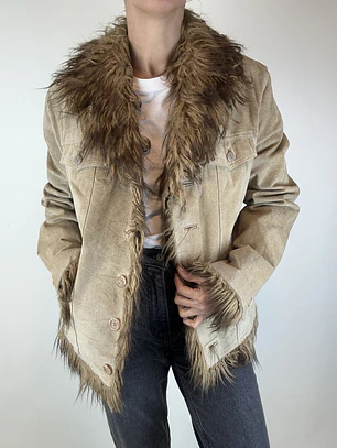 CHAQUETA | VINTAGE | GAMUZA | M