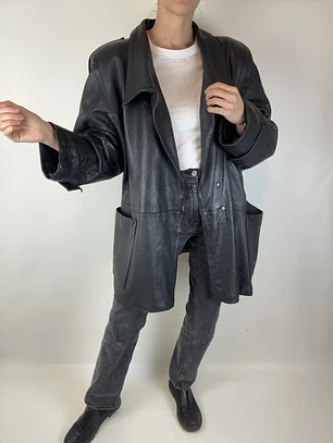 CHAQUETA | VINTAGE | CUERO | XL-2XL