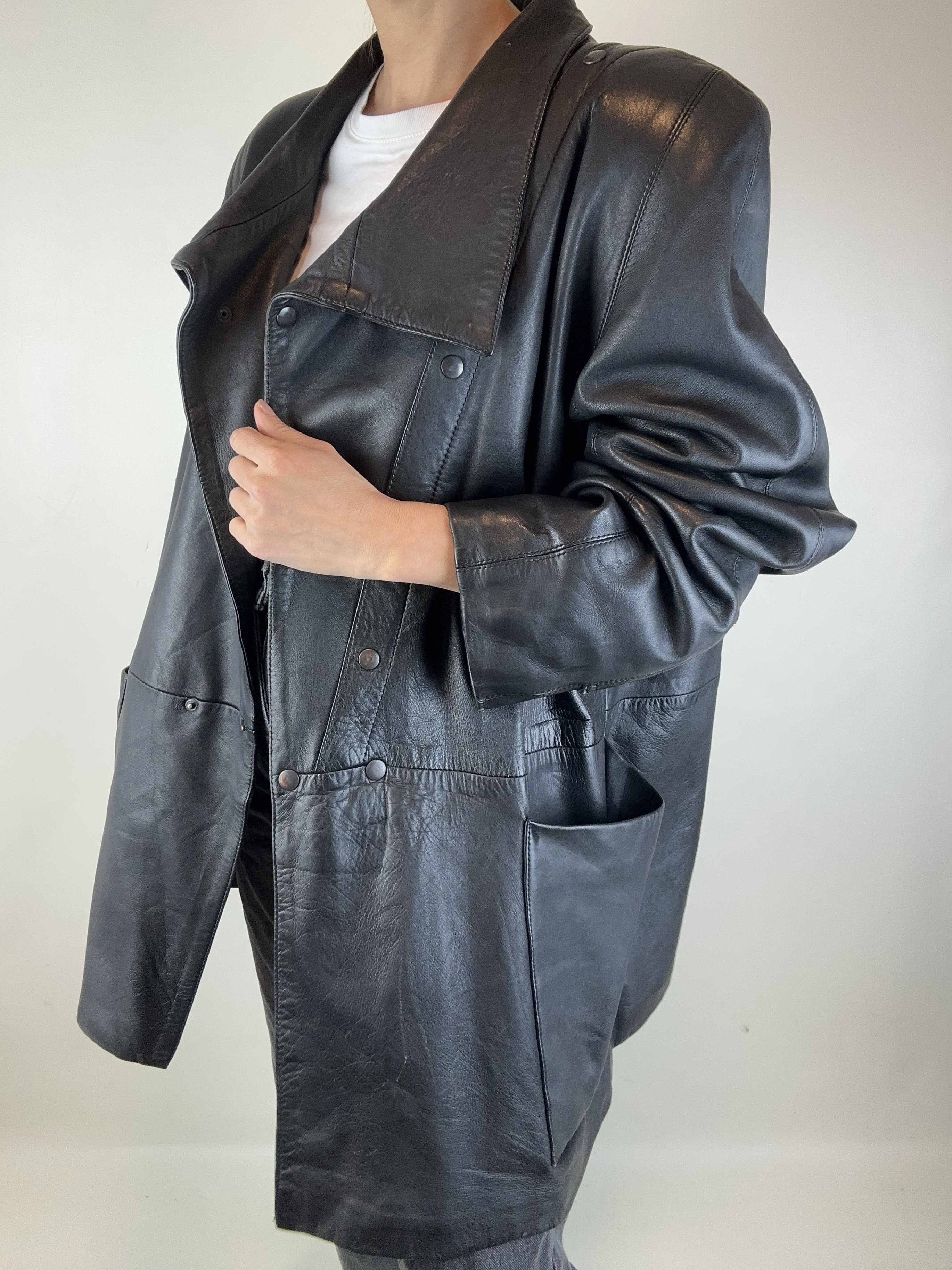 CHAQUETA | VINTAGE | CUERO | XL-2XL 4