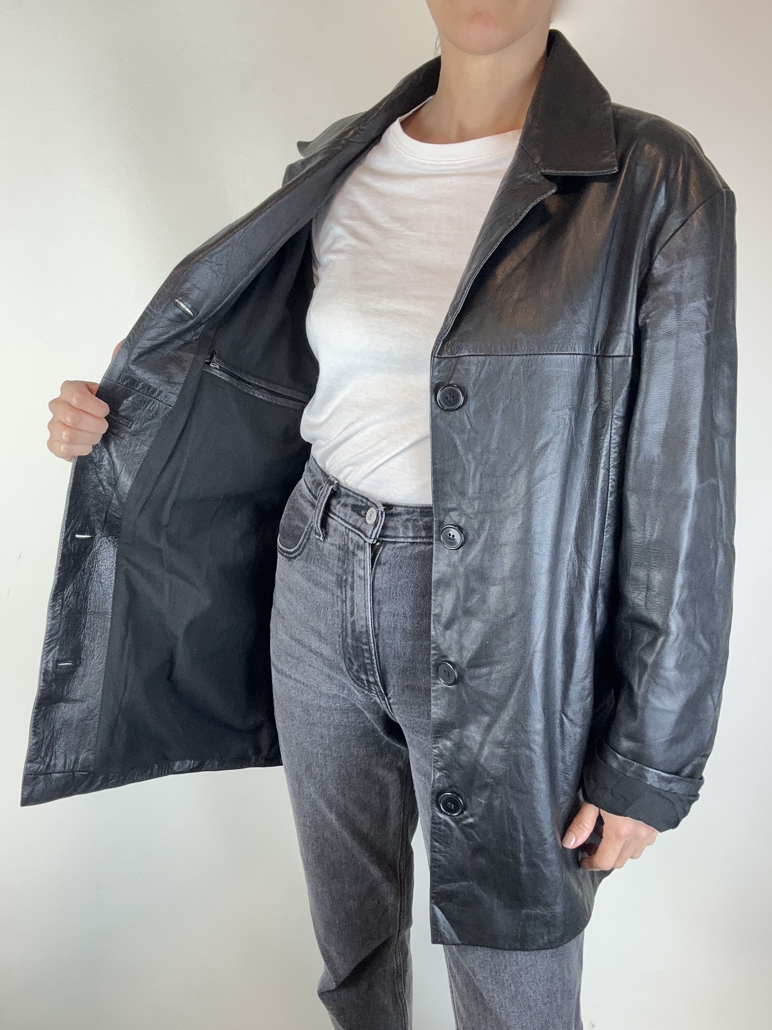 BLAZER | VINTAGE | CUERO | L 6