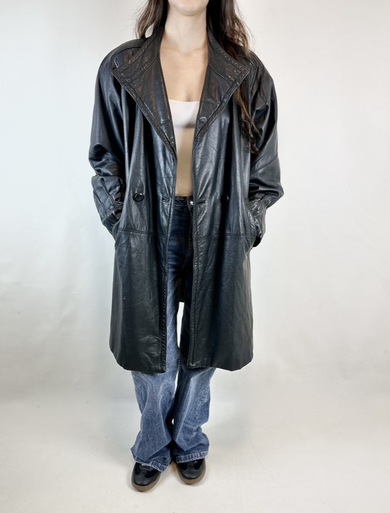 ABRIGO CUERO | L-XL 2