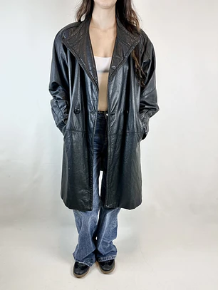 ABRIGO CUERO | L-XL