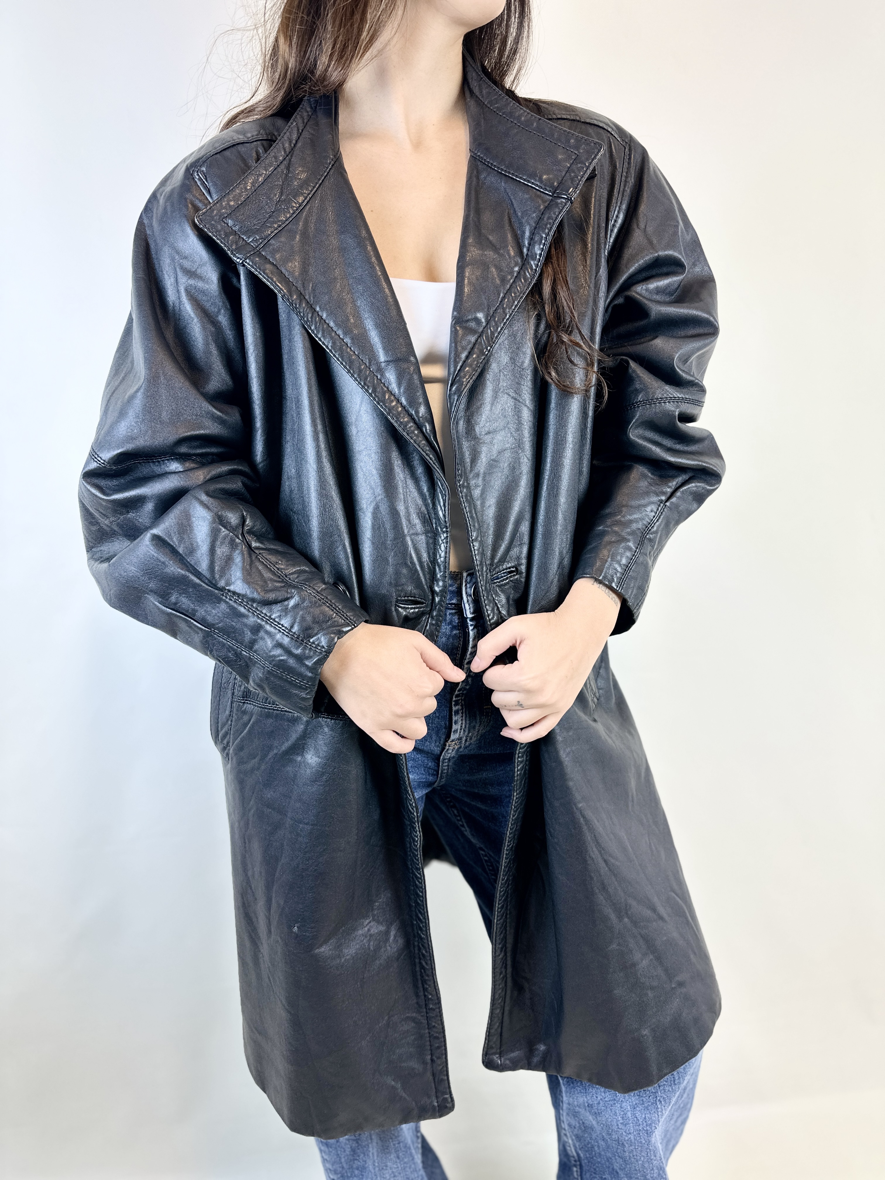 ABRIGO CUERO | L-XL 3