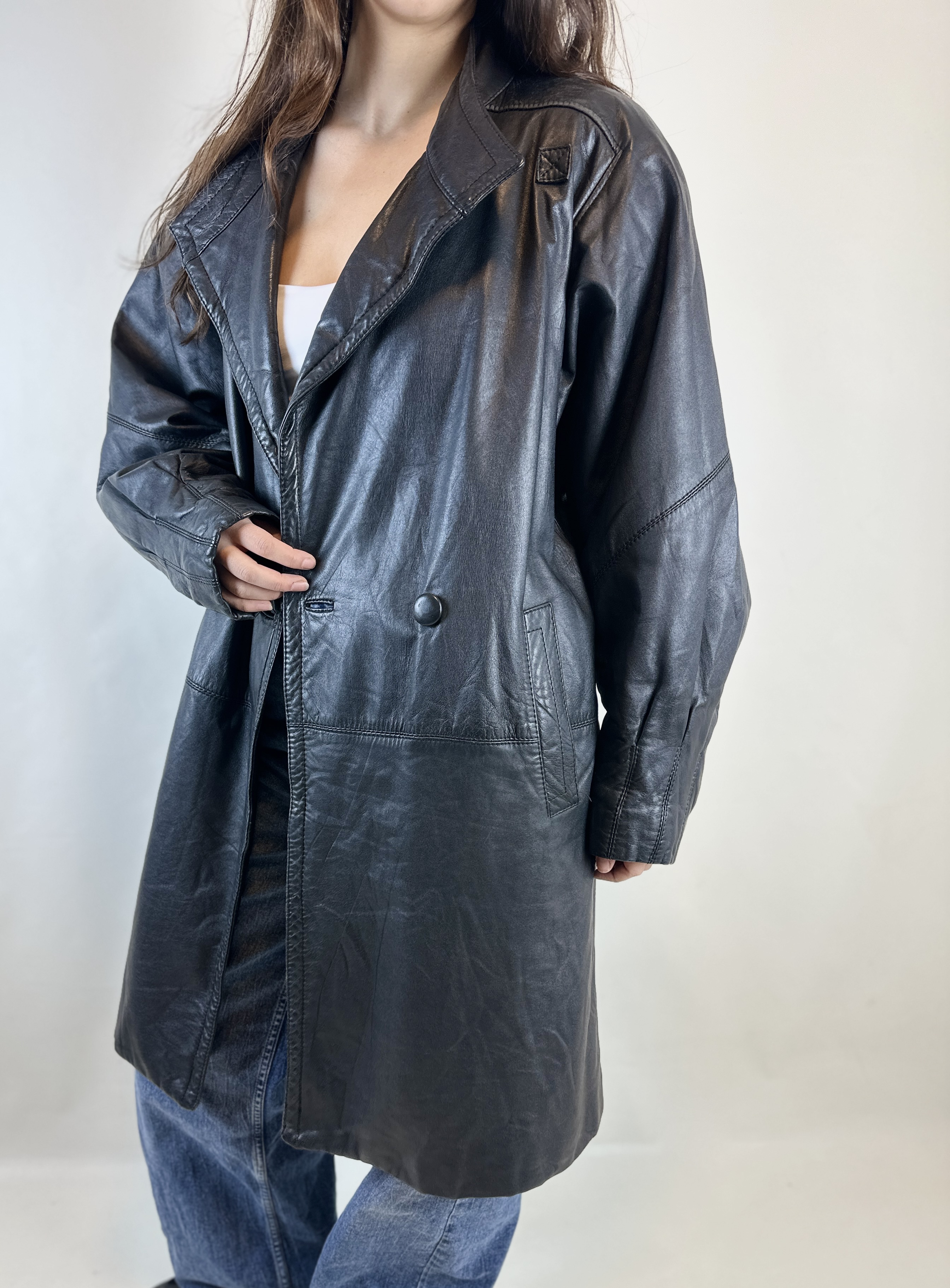 ABRIGO CUERO | L-XL 6