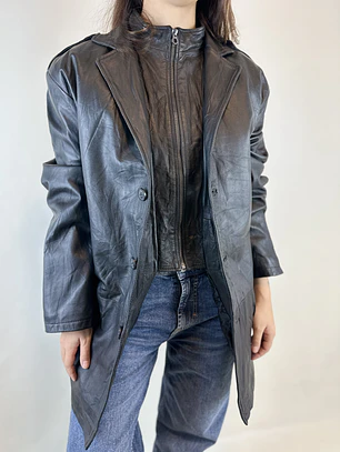 CHAQUETA CUERO | XL-3XL