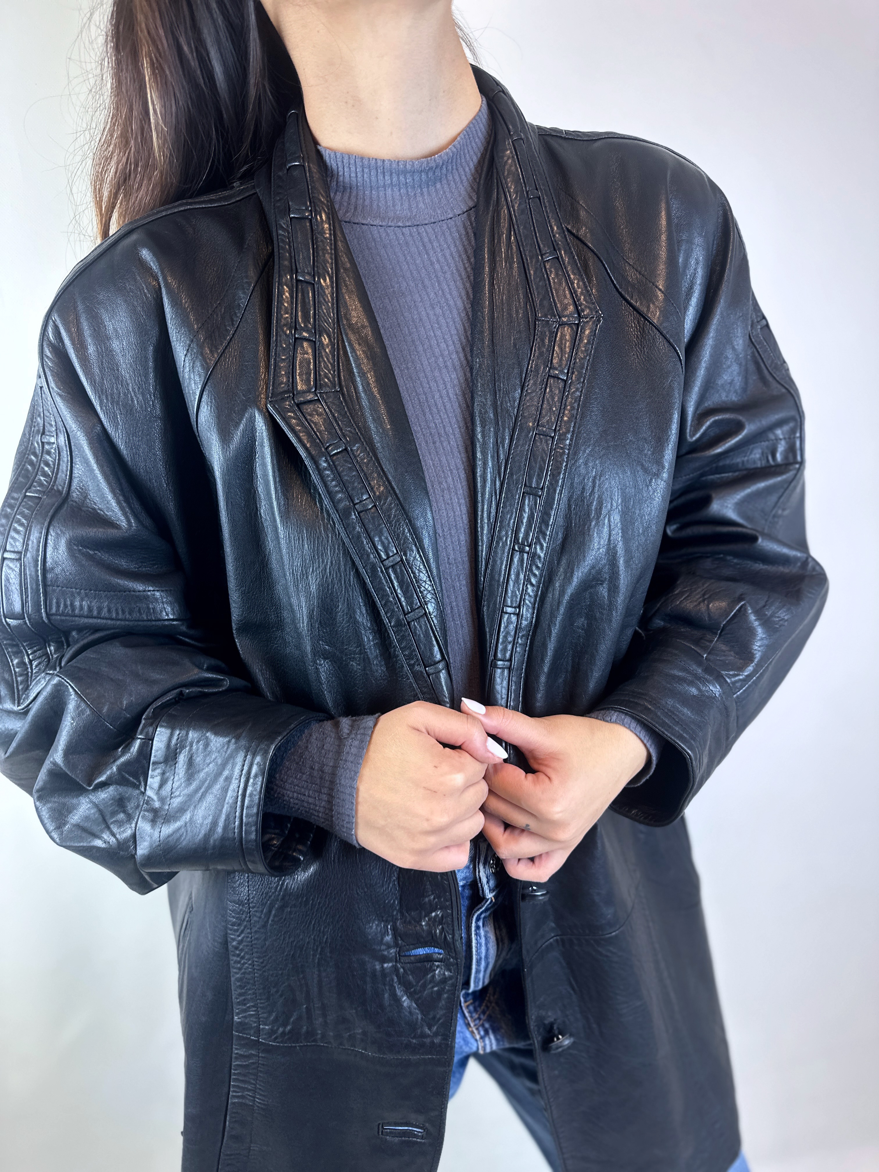 CHAQUETA CUERO | L-2XL 2