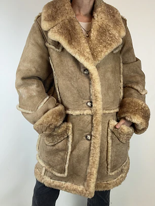 GAMULÁN SHEARLING | 100%  CUERO Y LANA | L