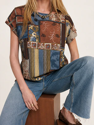 POLERA SEDA VINTAGE | M-L 