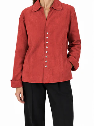 CHAQUETA GAMUZA | COLDWATER CREEK | L-XL