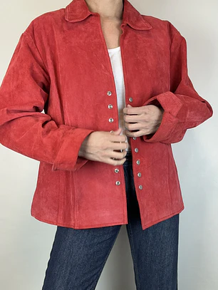 CHAQUETA GAMUZA | COLDWATER CREEK | L-XL