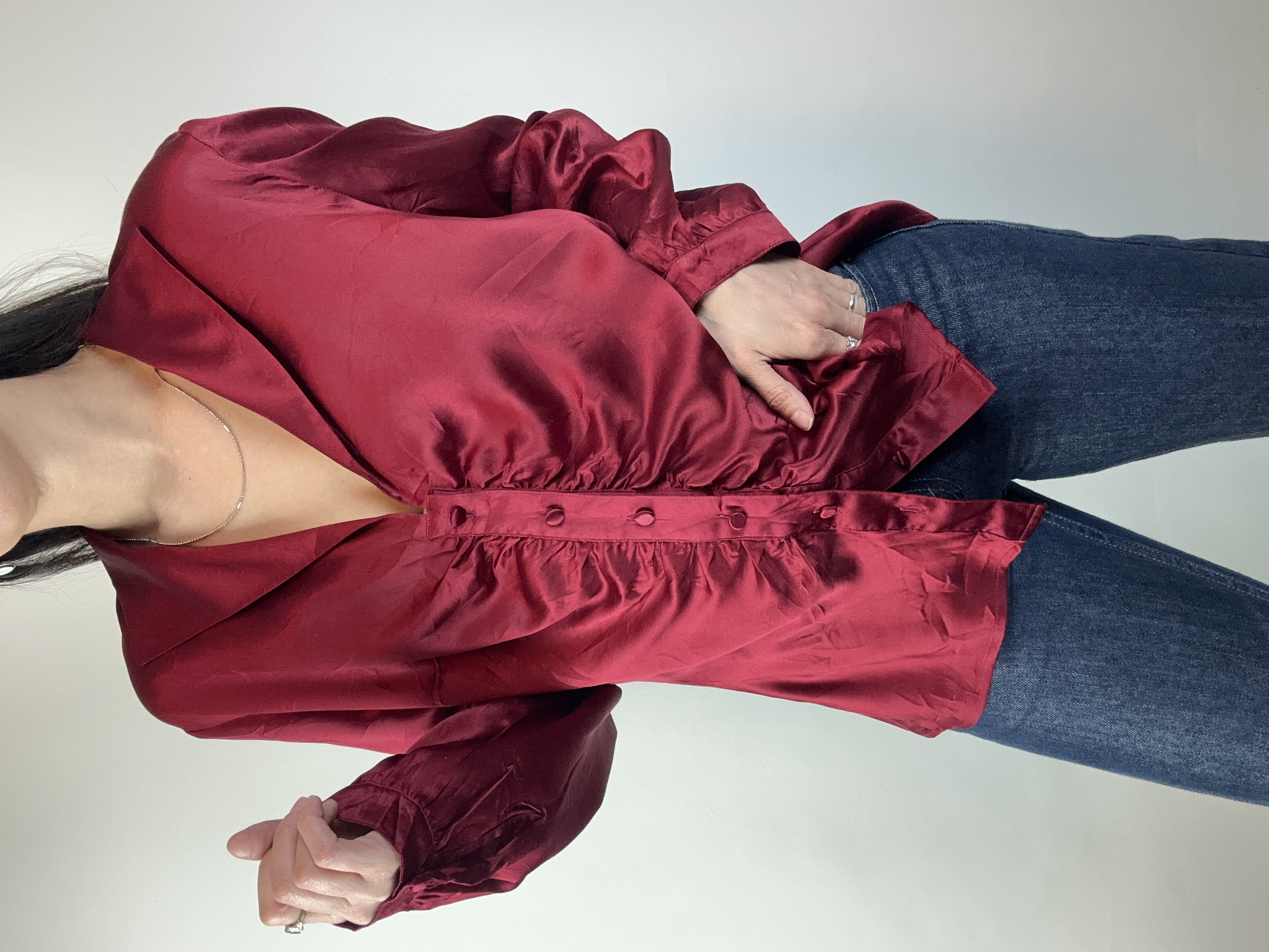 BLUSA | SEDA | TALBOTS | XL 3