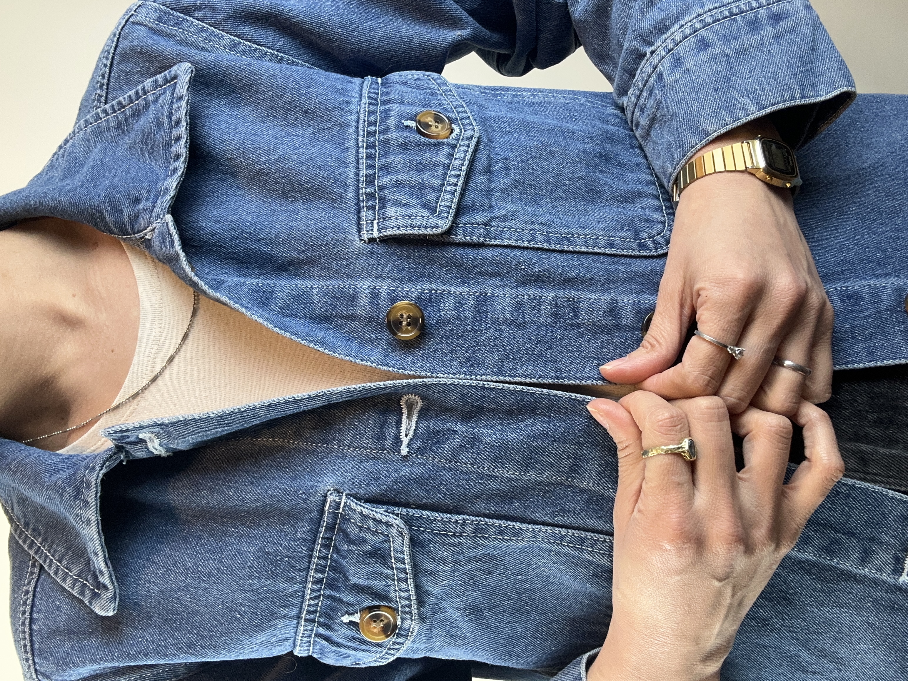 CHAQUETA DENIM | ALGODÓN | L 3
