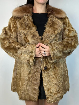 CHAQUETA PIEL DE CABRA | S-M