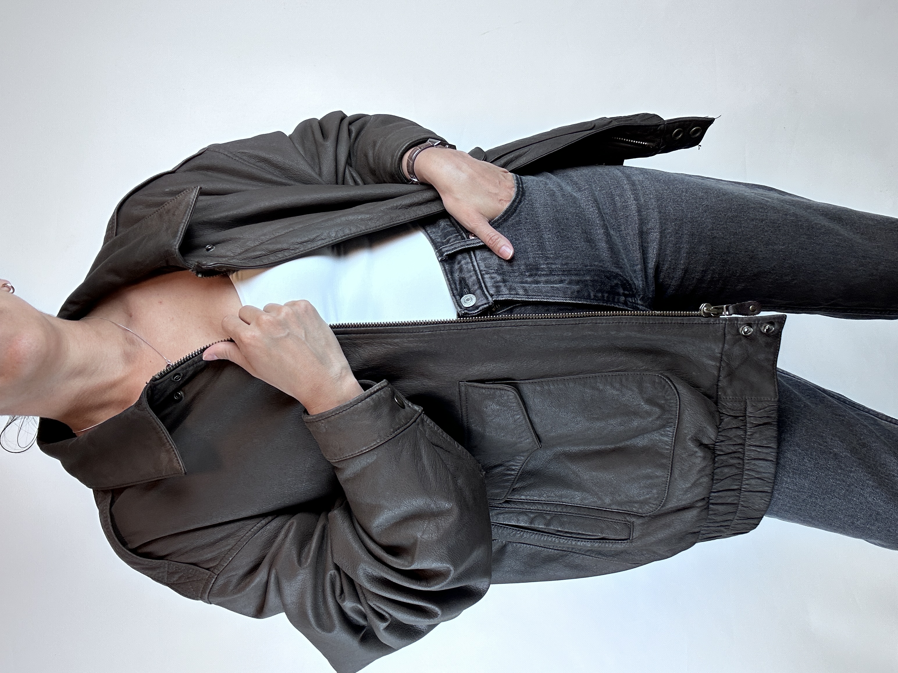 BOMBER CUERO UNISEX | G-3 | XL 3