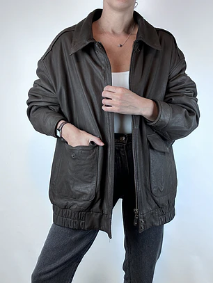 BOMBER CUERO UNISEX | G-3 | XL