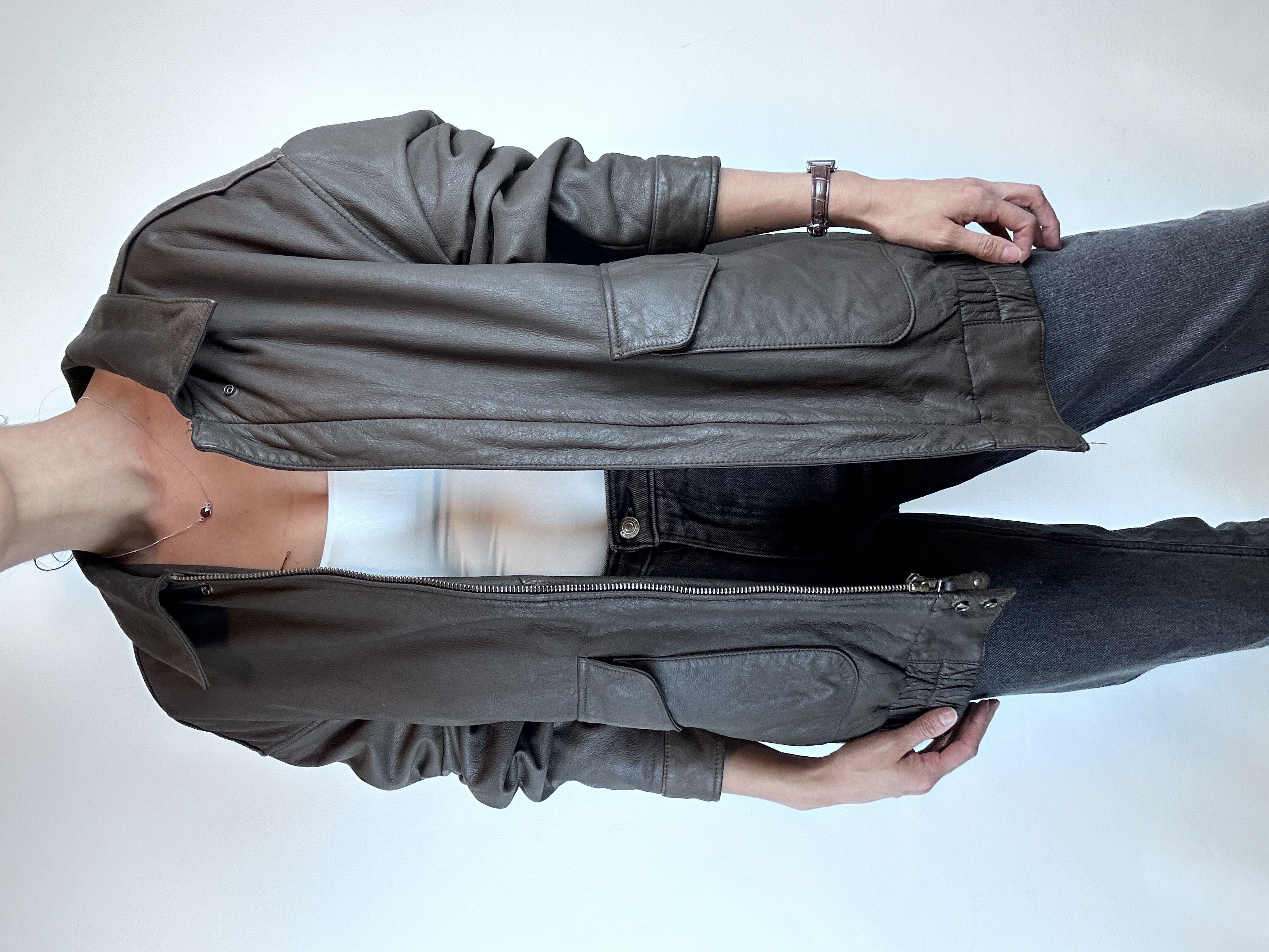 BOMBER CUERO UNISEX | G-3 | XL 5
