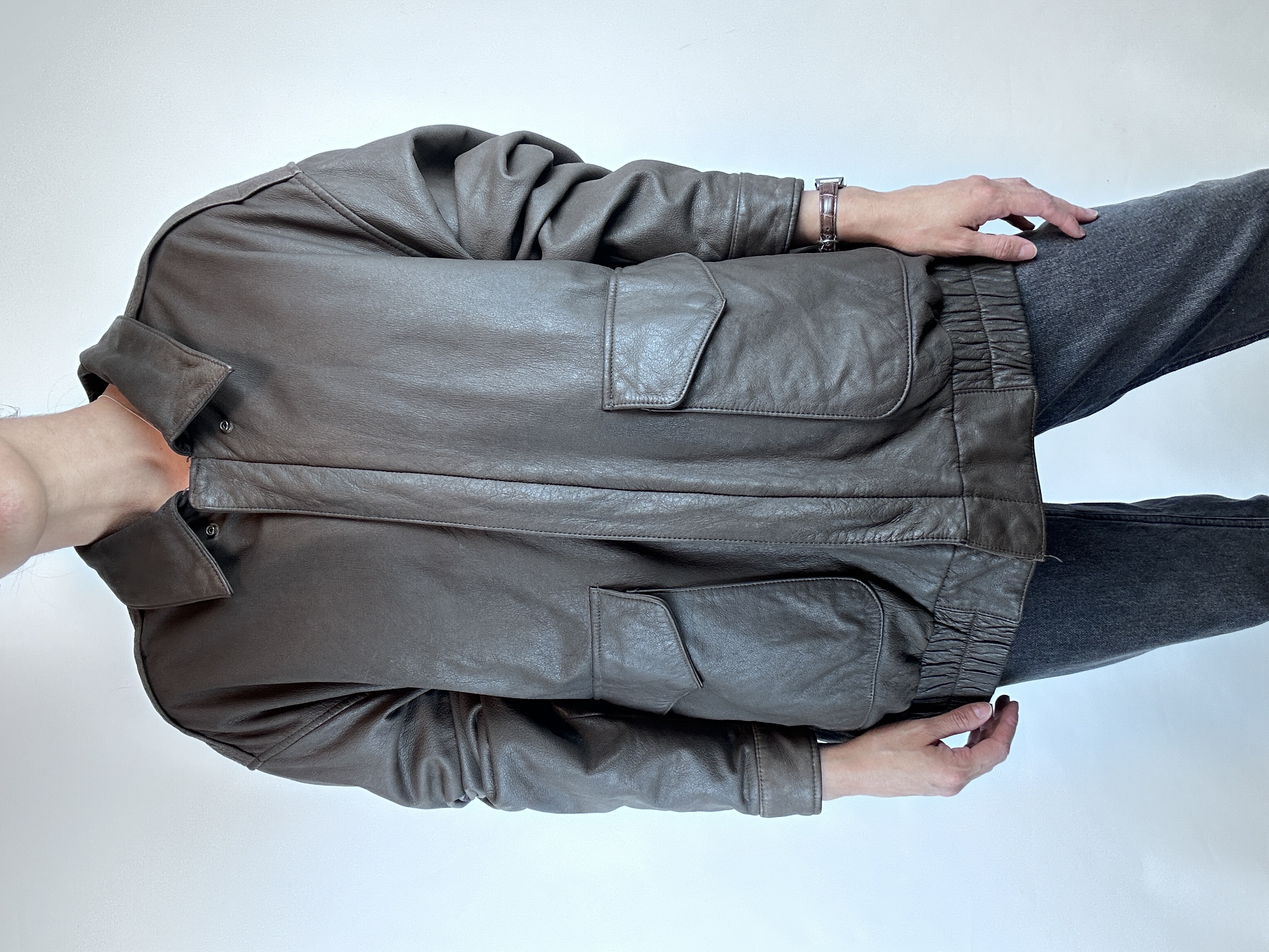 BOMBER CUERO UNISEX | G-3 | XL 10
