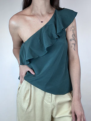 POLERA ANTHROPOLOGIE | SEDA | M
