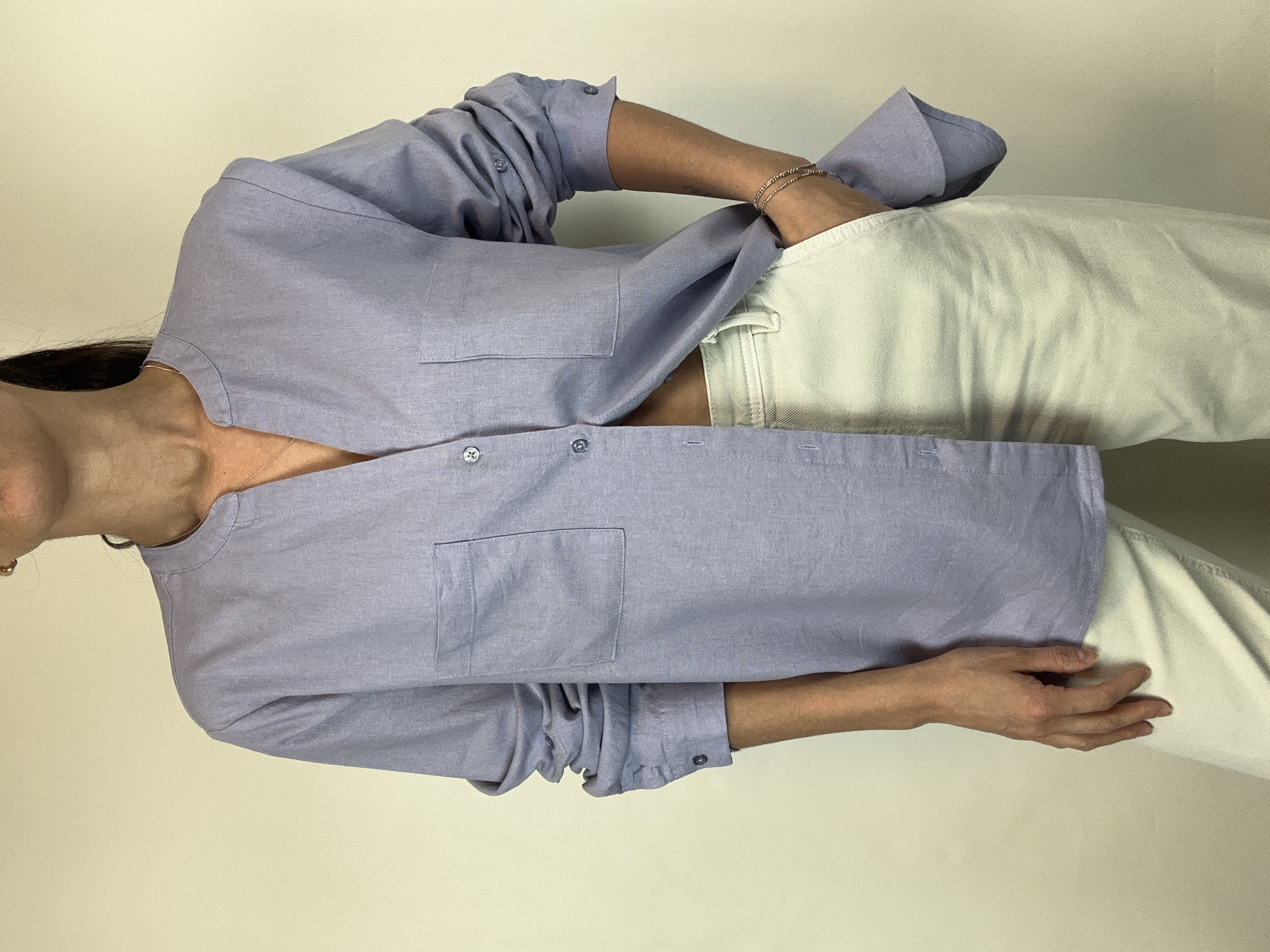 BLUSA LINO BLEND | L-XL 4