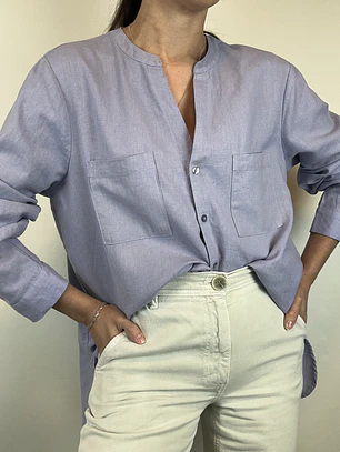 BLUSA LINO BLEND | L-XL