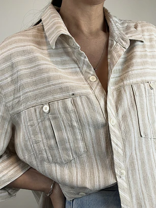 BLUSA LINO BLEND | L-XL