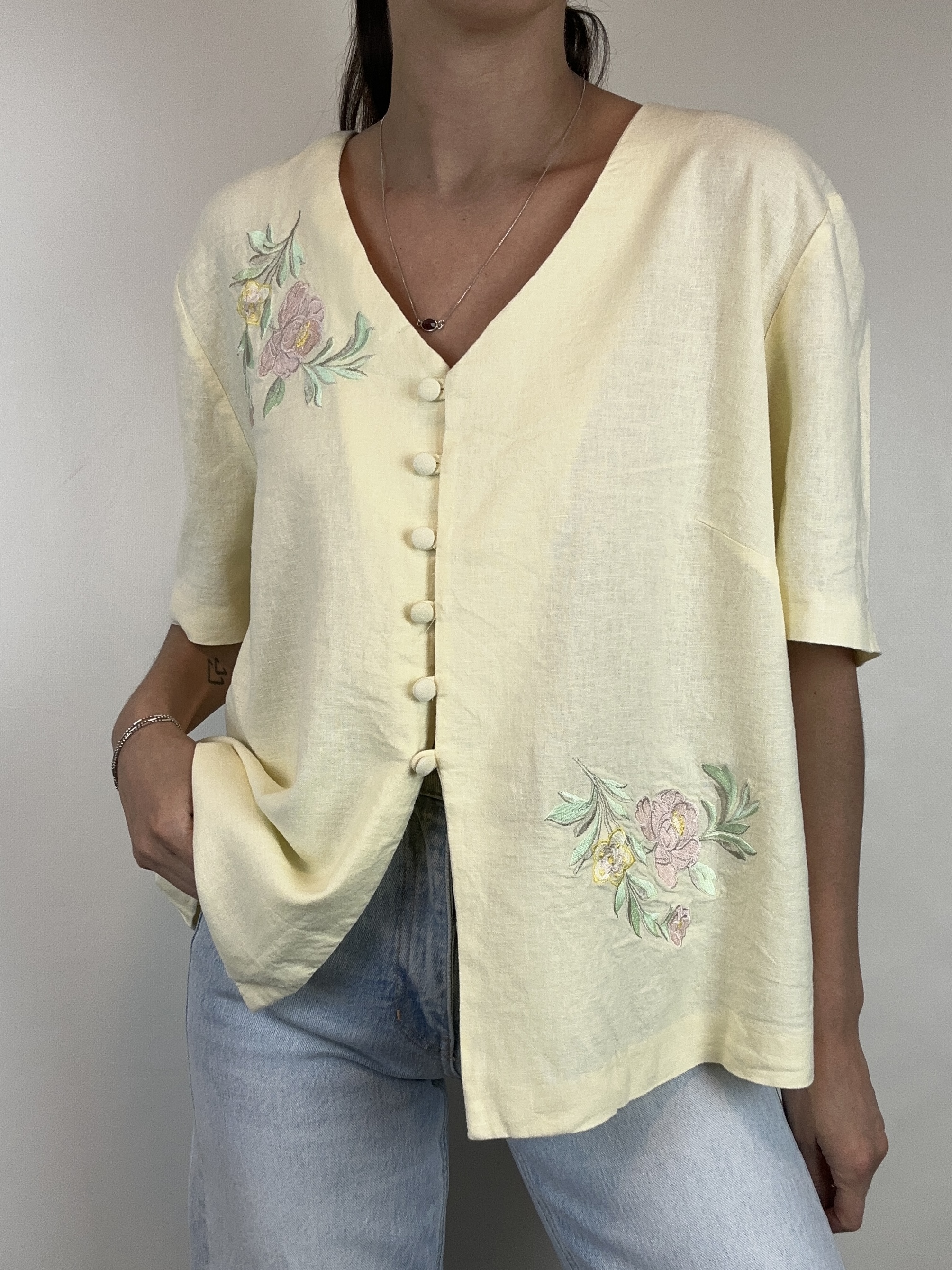 BLUSA LINO BLEND | L-XL 3