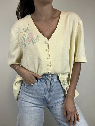 BLUSA LINO BLEND | L-XL