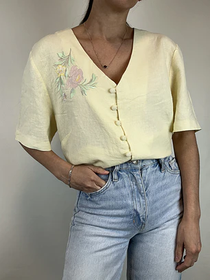 BLUSA LINO BLEND | L-XL