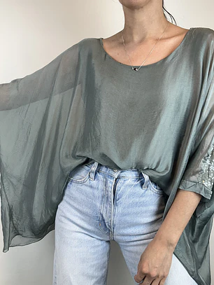 POLERA SEDA | M