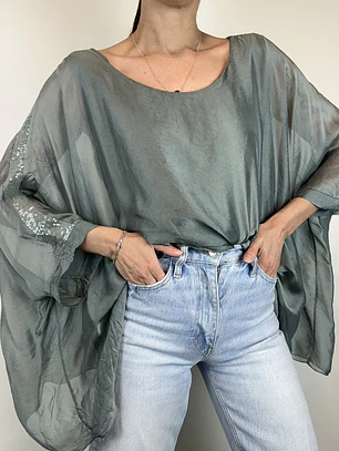 POLERA SEDA | M