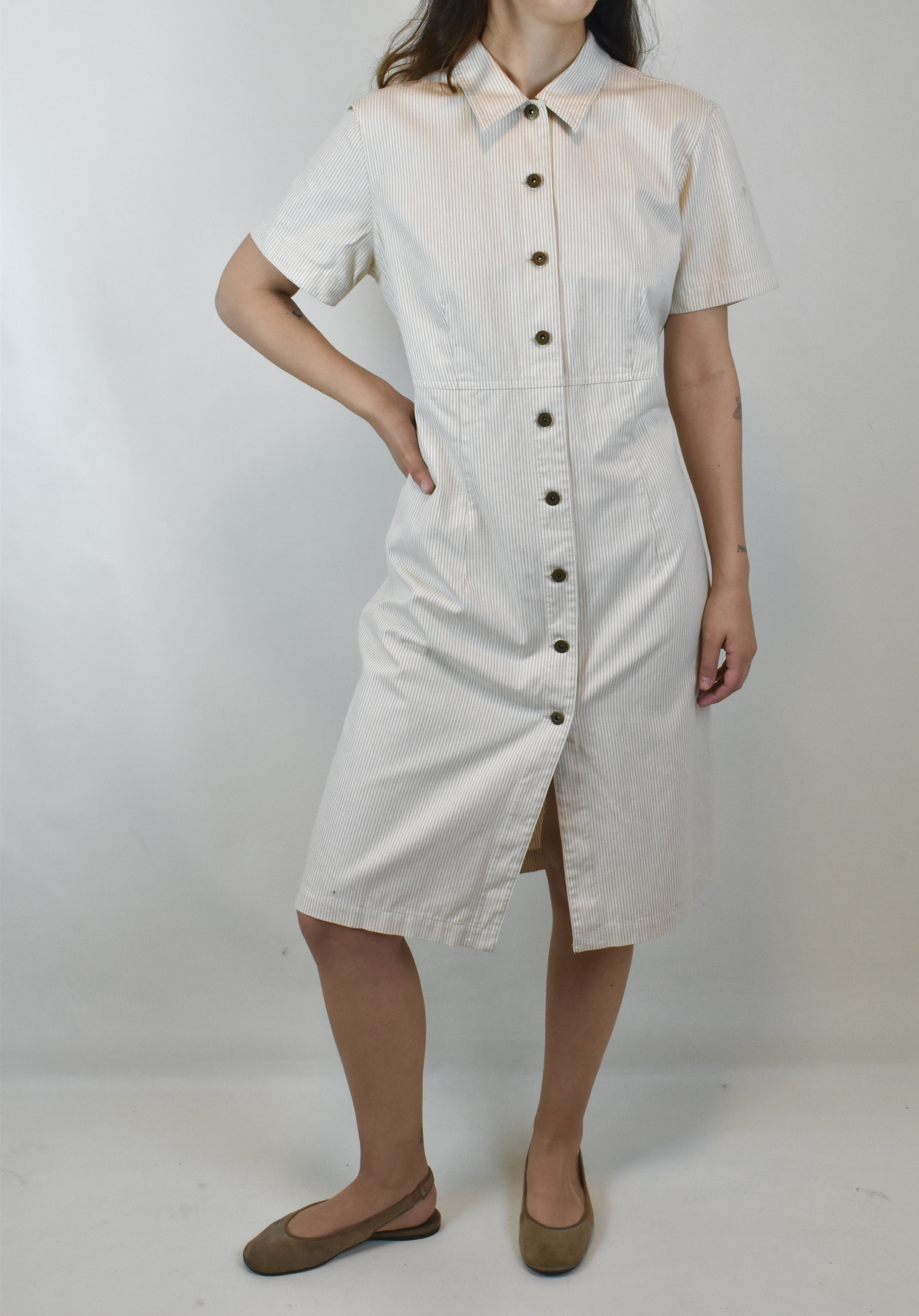 VESTIDO ALGODÓN | LIZ CLAIBORNE | M 1
