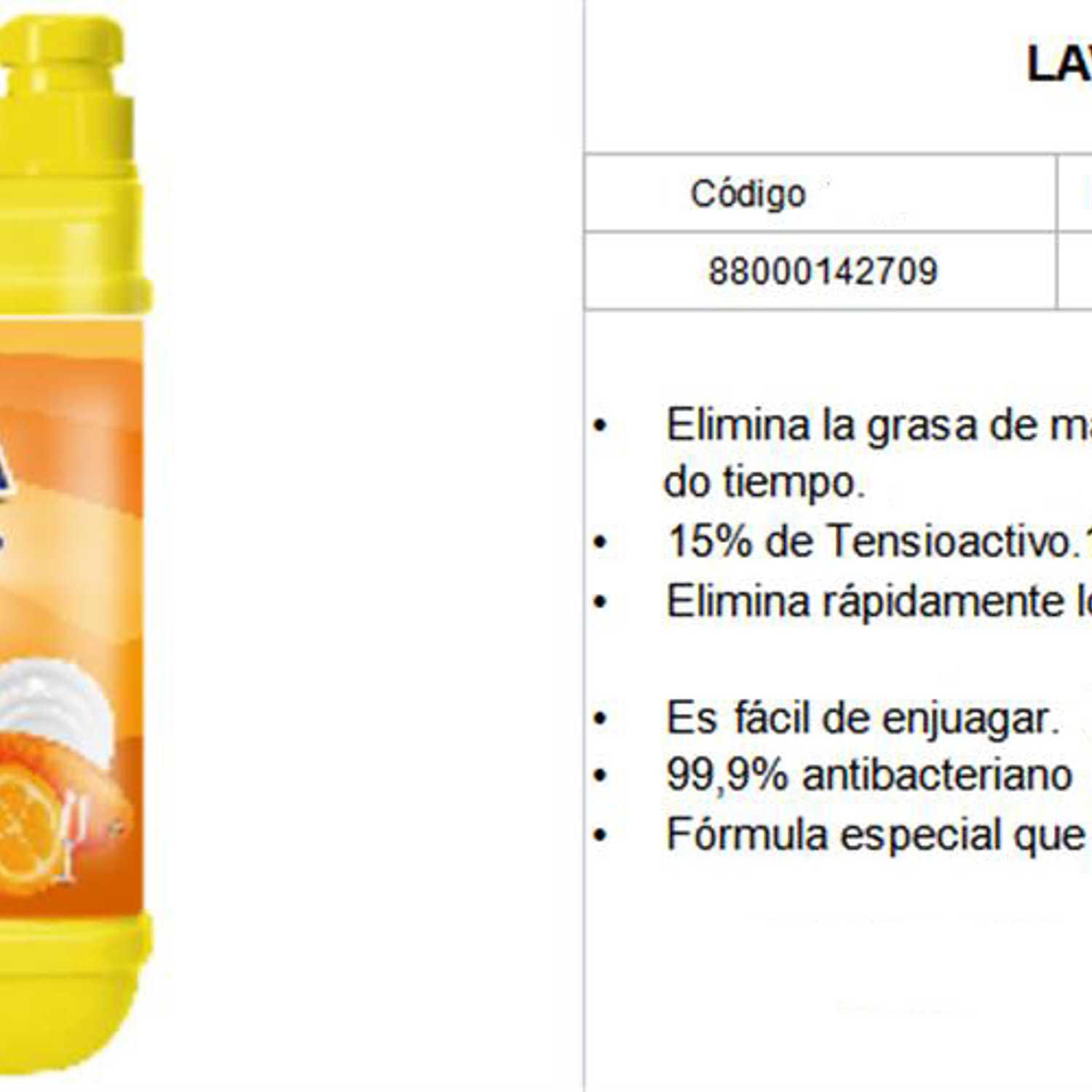 LAVALOZAS MANDARINA 2L