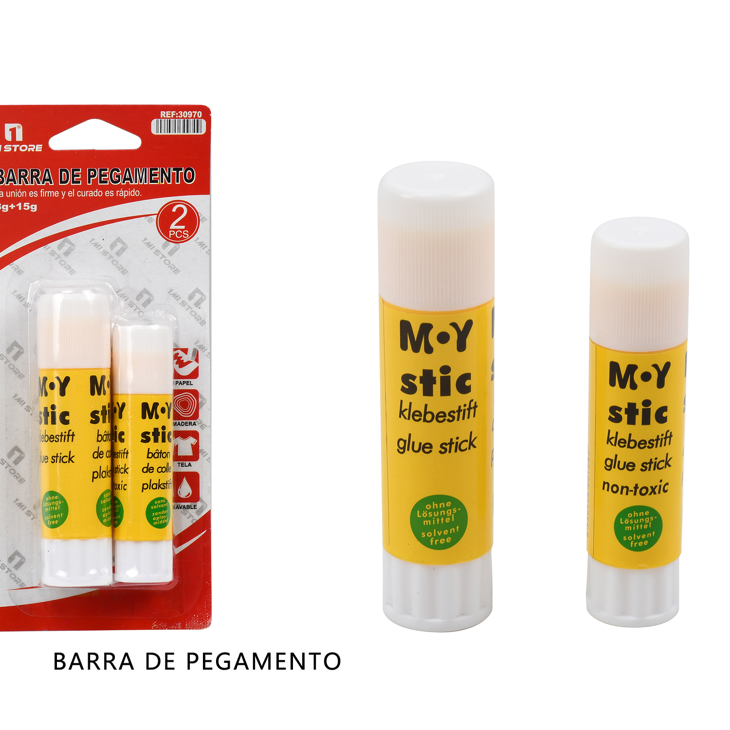 SET 2 PEGAMENTOS EN BARRA 8G - 15G