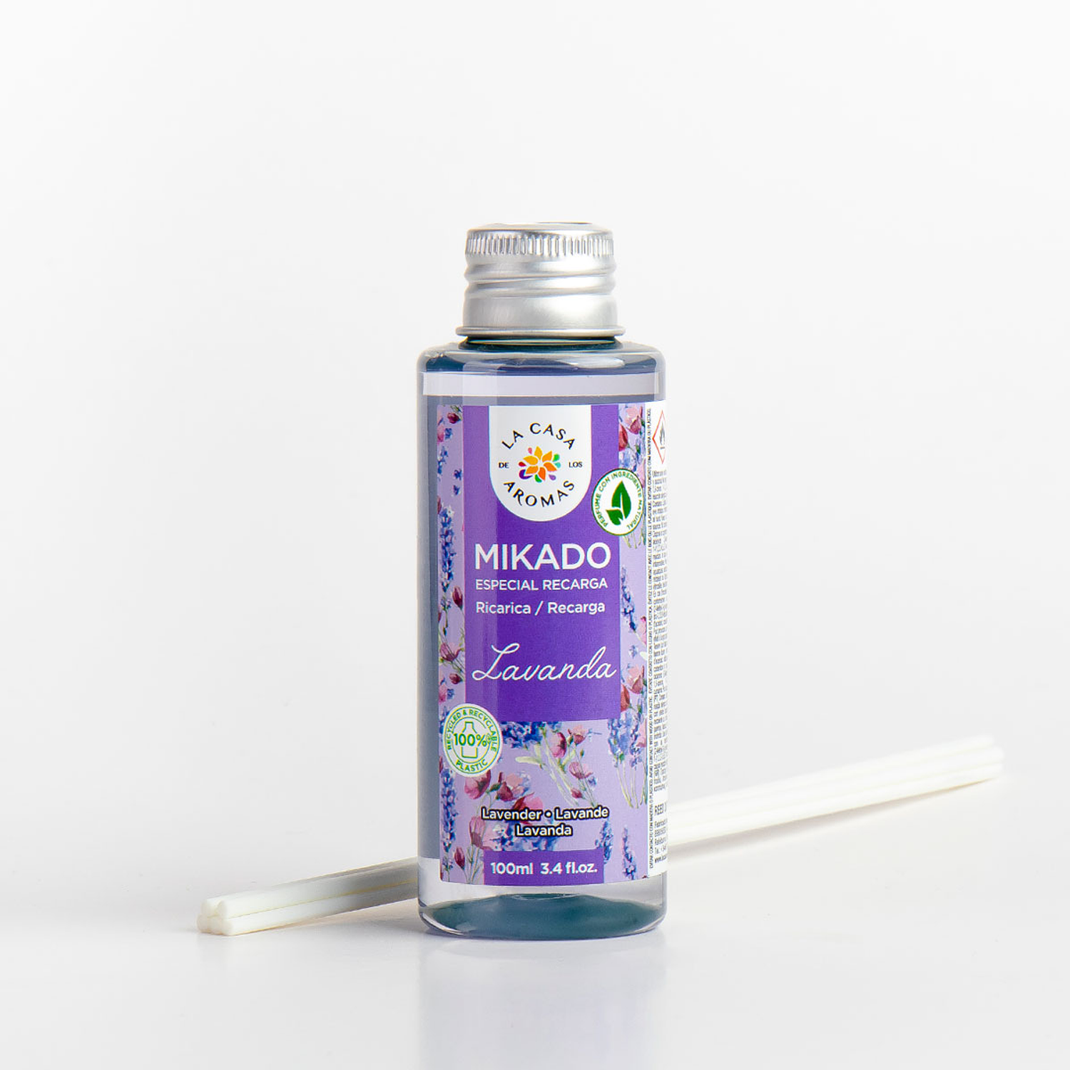 AMBIENTADOR MIKADO LAVANDA 100ML CASA DE LOS AROMAS