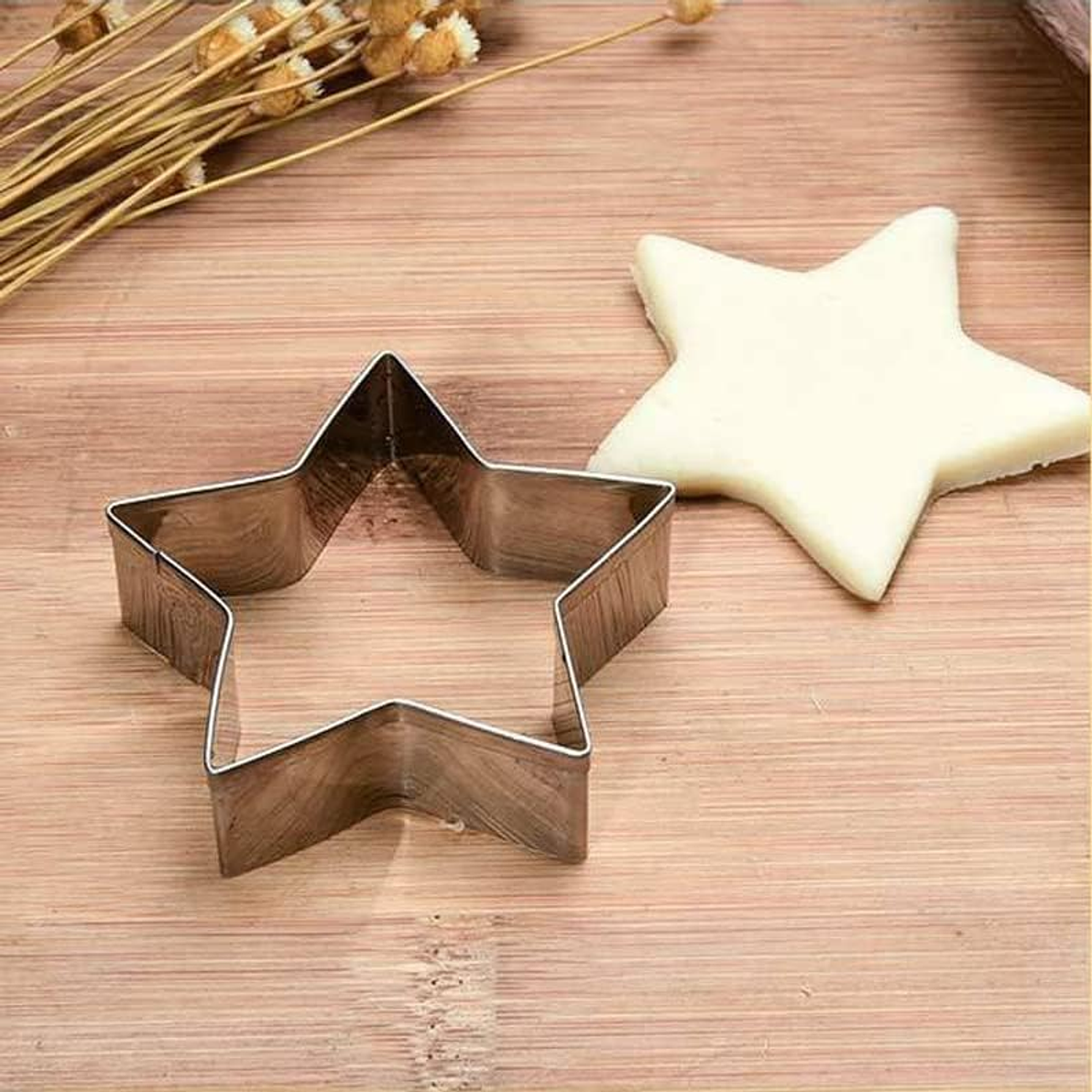 MOLDE PARA GALLETAS METAL 3 PCS ESTRELLA 2