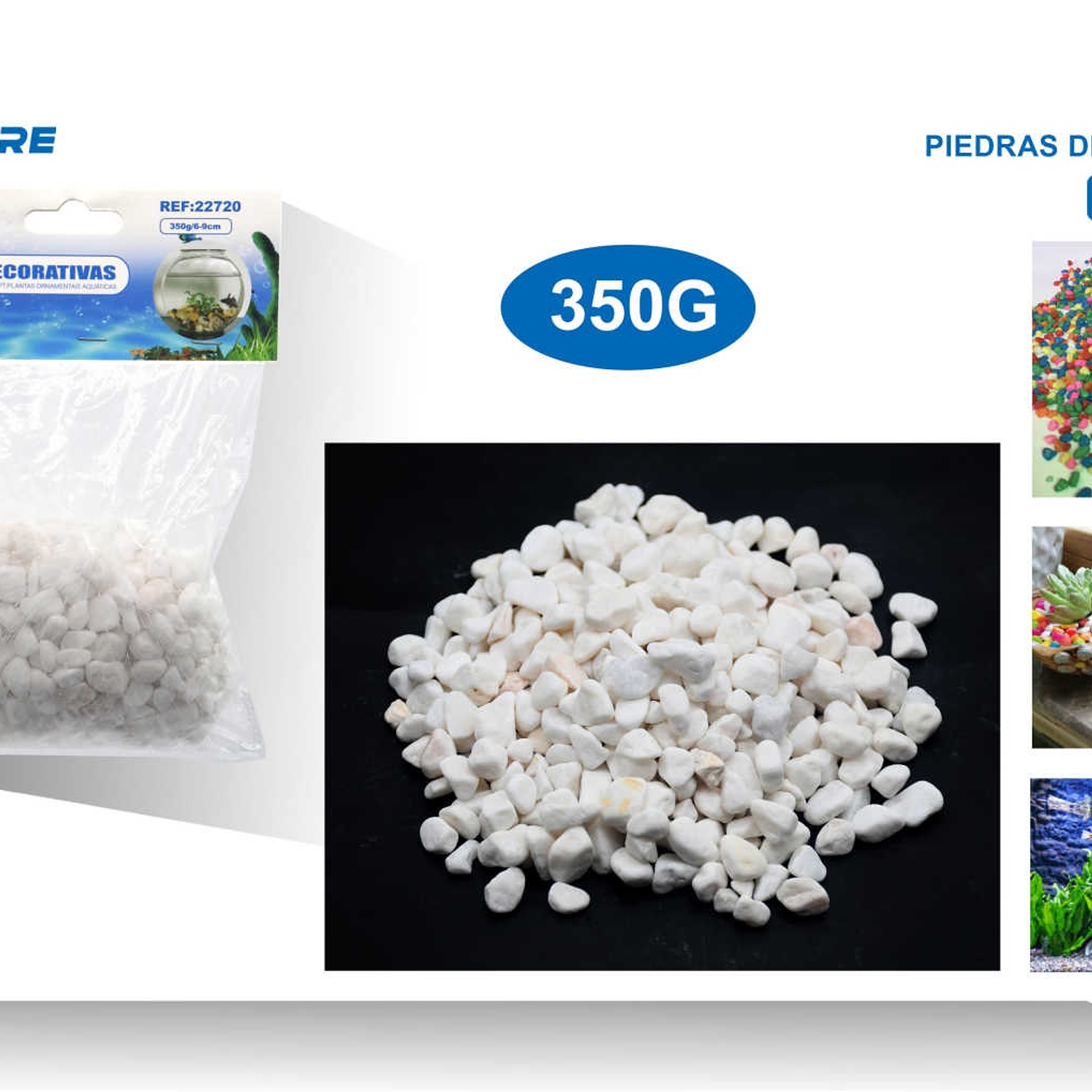 PIEDRAS DECORATIVAS 350G