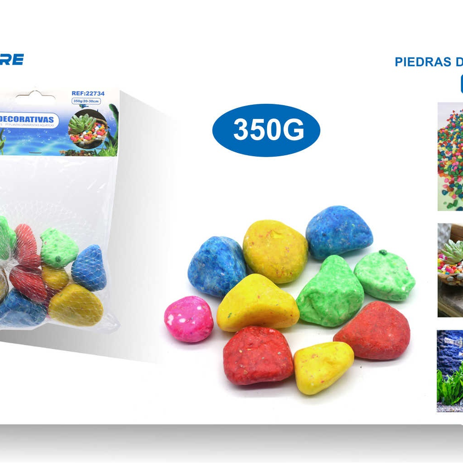 PIEDRAS DECORATIVAS 350G