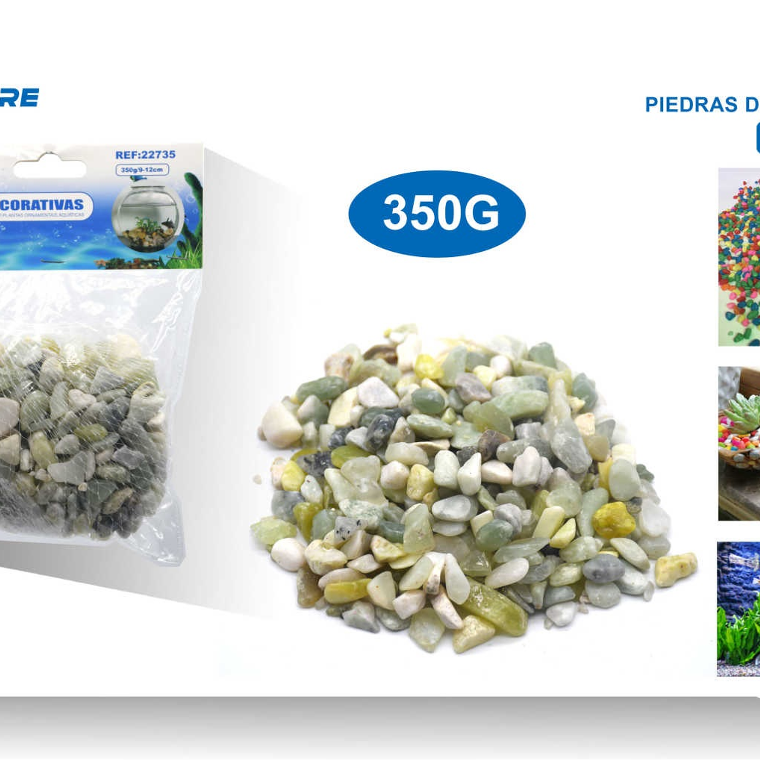 PIEDRAS DECORATIVAS 350G