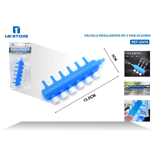 VÁLVULA REGULADORA DE 6 VIAS ACUARIO
