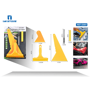 JUEGO HERRAMIENTAS PARA LÁMINAS DE COCHE