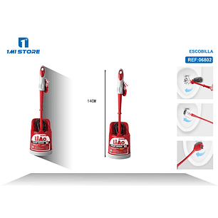 CEPILLO DE BAÑO CON BASE 14CM