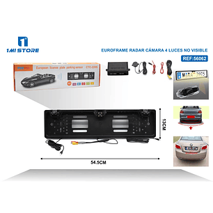 EUROFRAME RADAR CÁMARA 4 LUCES NO VISIBLE