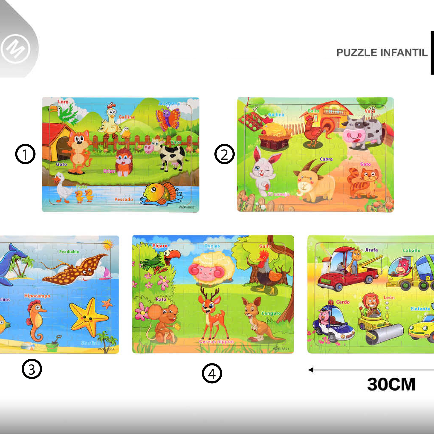 PUZZLE INFANTIL 30 X 22 CM