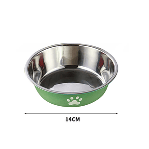 COMEDERO METALICO PARA MASCOTAS 14CM