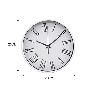 RELOJ DE PARED 25X25CM