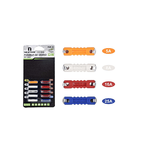 FUSIBLES DE VIDRIO (GRANDE) 10PCS